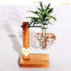 Glass Wood Planter Vase - Voila Finest