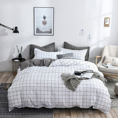 White Green Bedding Set - Voila Finest