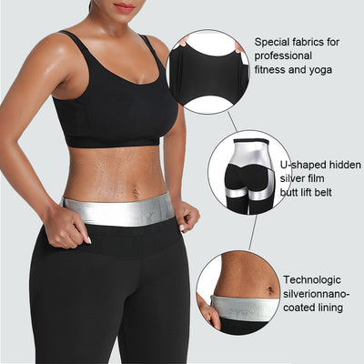 Sauna Waist Trainer Yoga LeggingsVoila Finest