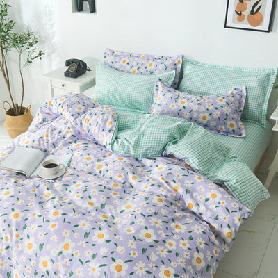 White Green Bedding Set - Voila Finest