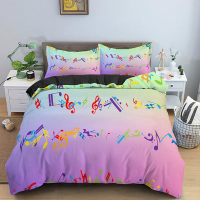 Piano Music Notes Bedding Set - Voila Finest