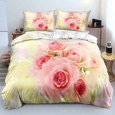 Gold  Flower Bedding Set - Voila Finest