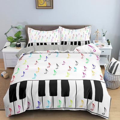 Piano Music Notes Bedding Set - Voila Finest