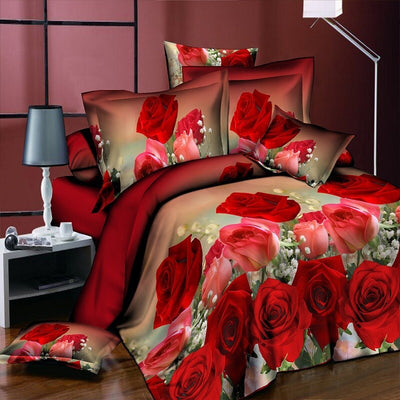 Grinding 3D Sheets Bedding Set - Voila Finest