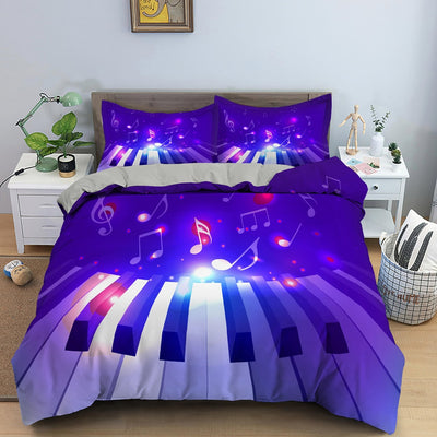 Piano Music Notes Bedding Set - Voila Finest