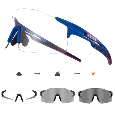 Red Photochromic Cycle Sunglasses - Voila Finest