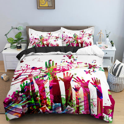 Piano Music Notes Bedding Set - Voila Finest