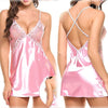 Sexy Lace Satin Nightdress - Voila Finest