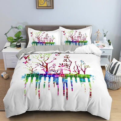 Piano Music Notes Bedding Set - Voila Finest