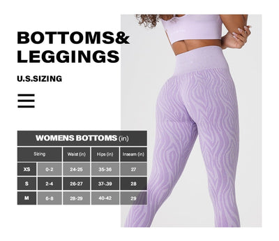 Zebra Pattern Workout Leggings - Voila Finest