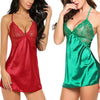 Sexy Lace Satin Nightdress - Voila Finest