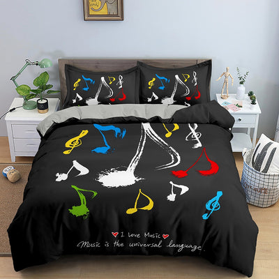 Piano Music Notes Bedding Set - Voila Finest