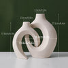 Nordic Ceramic Interlock Vase - Voila Finest