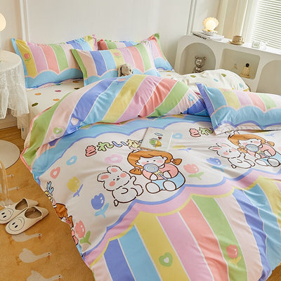 Kupe 3-4pcs Cartoon Bedding Set - Voila Finest